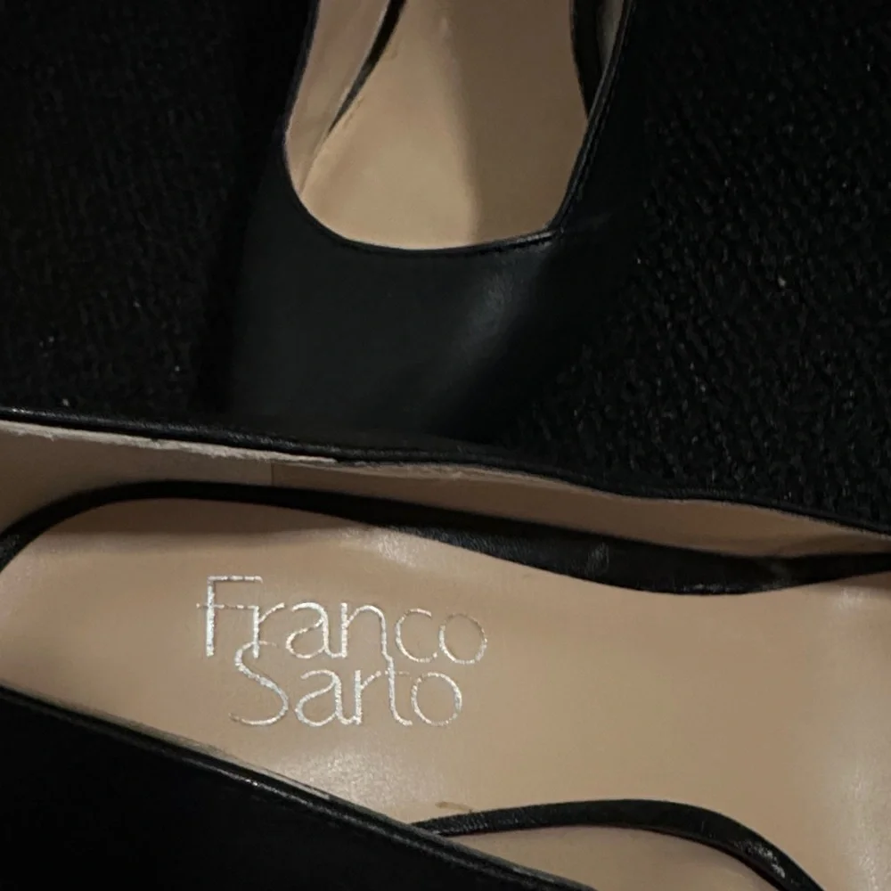 Franco Sarto Classic Black Heels - Picture 2 of 9